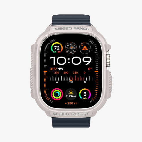 ACS05456 - Apple Watch Series (Apple Watch (49mm)) in matte black showing the front